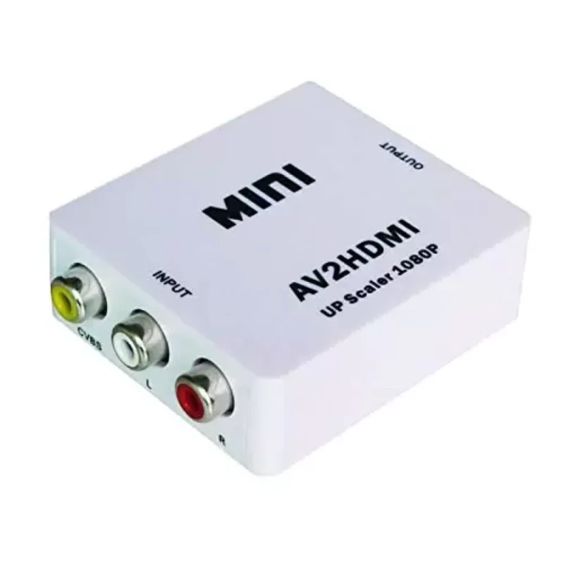 Convertidor AV2 a HDMI 1080p 3 Puertos 2AV