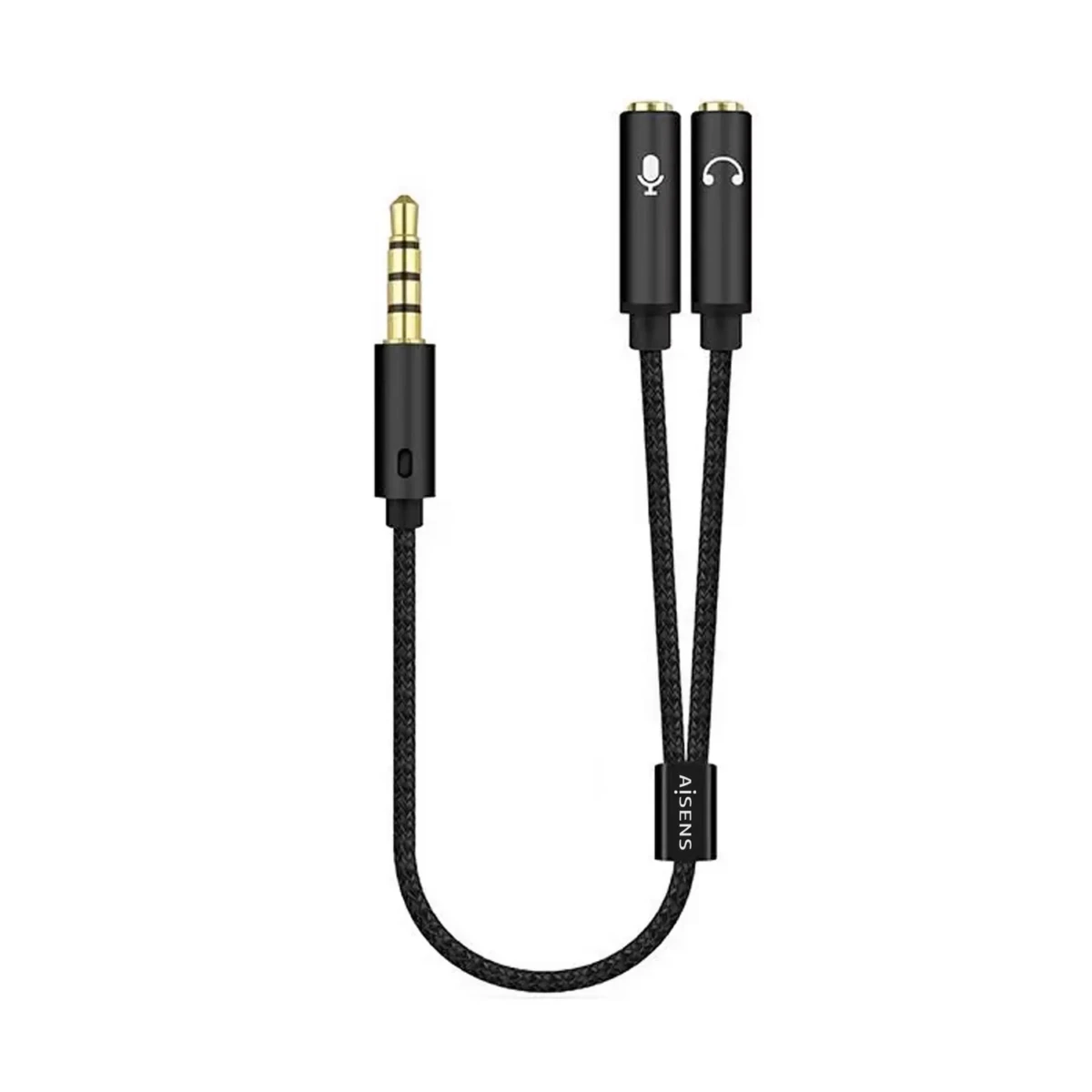 Cable Auxiliar 3.5mm 1 Macho a 2 Hembra
