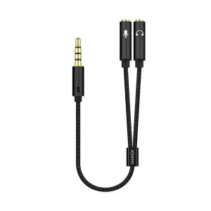 Cable Auxiliar 3.5mm 1 Macho a 2 Hembra
