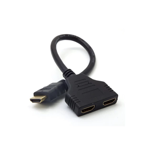 Cable Divisor HDMI Macho a Doble HDMI Hembra Chapado en Oro 1080p