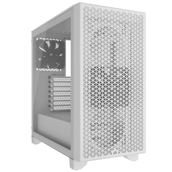 Case Corsair 3000D Airflow Mid Tower Blanco con Vidrio Templado