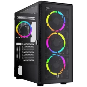 Case Gamer Fantech CG82 ATX/Micro-ATX/Mini-ITX con Vidrio Templado