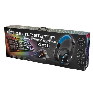 Combo Gamer GAME PUNK 4 en 1 con Teclado, Mouse, Audífonos LED y Mousepad Ergonómico - Image 2