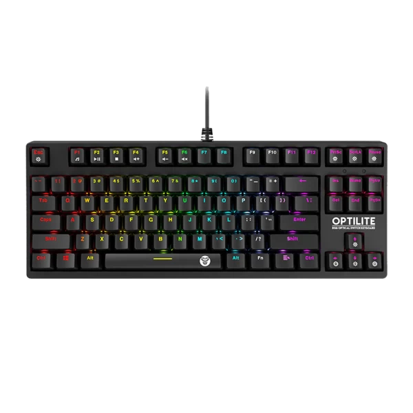 Teclado Gaming Fantech MK872 Optilite RGB 87 Teclas