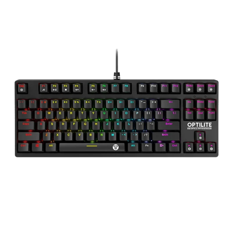 Teclado Gaming Fantech MK872 Optilite RGB 87 Teclas