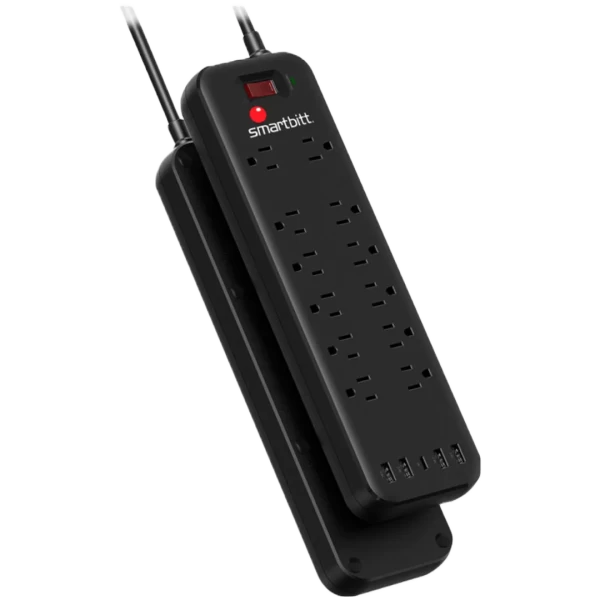 Regleta Smartbitt SBSS-B12-5U Con 12 Contactos Y Puertos USB