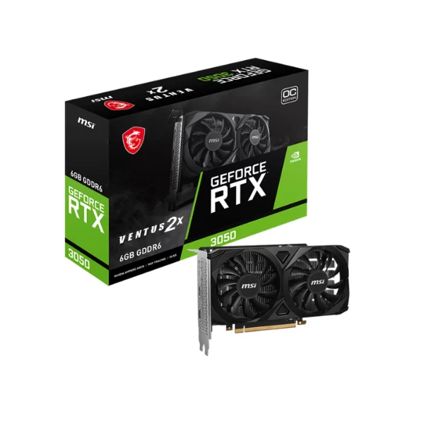 Tarjeta de Video MSI Ventus GeForce RTX 3050 6GB GDDR6