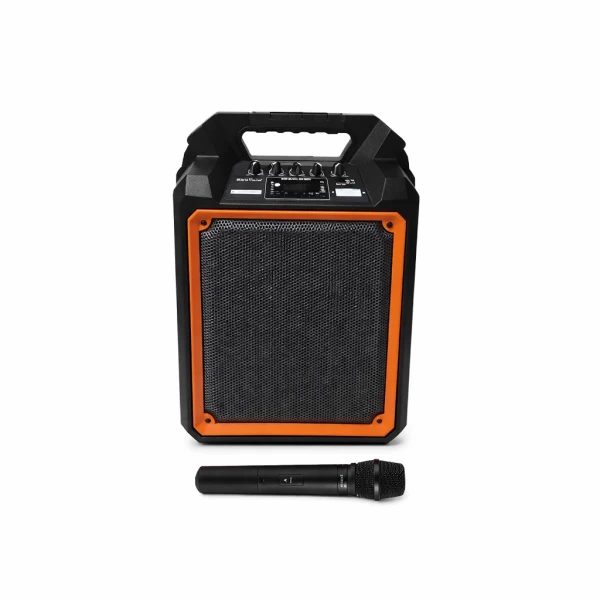 Bocina Myo Max65B 6.5 Pulgadas 80W Bluetooth Con Subwoofer Y Micrófono Inalámbrico