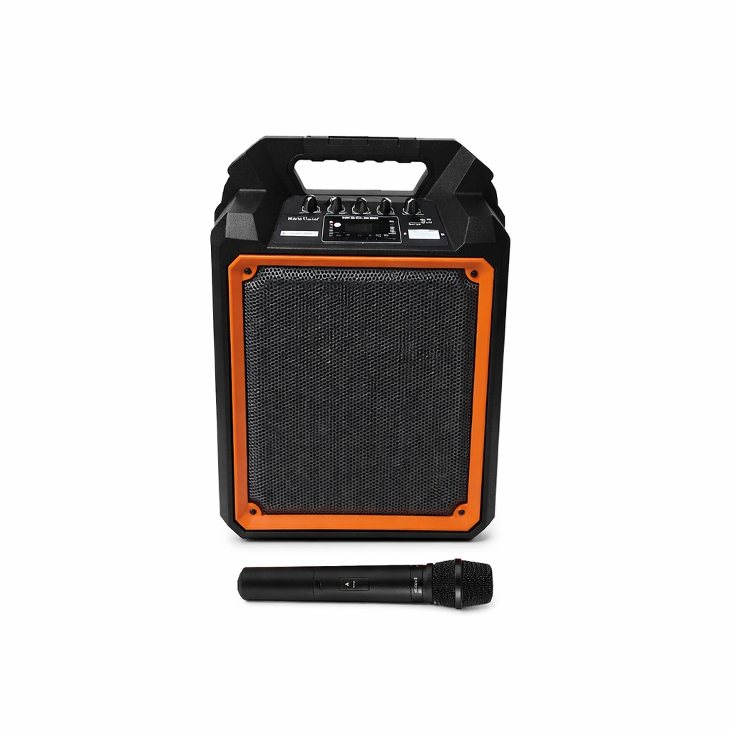 Bocina Myo Max65B 6.5 Pulgadas 80W Bluetooth Con Subwoofer Y Micrófono Inalámbrico