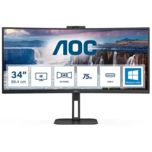 Monitor Curvo AOC CU34V5CW 34″ WQHD 100Hz VA con Pantalla 1500R