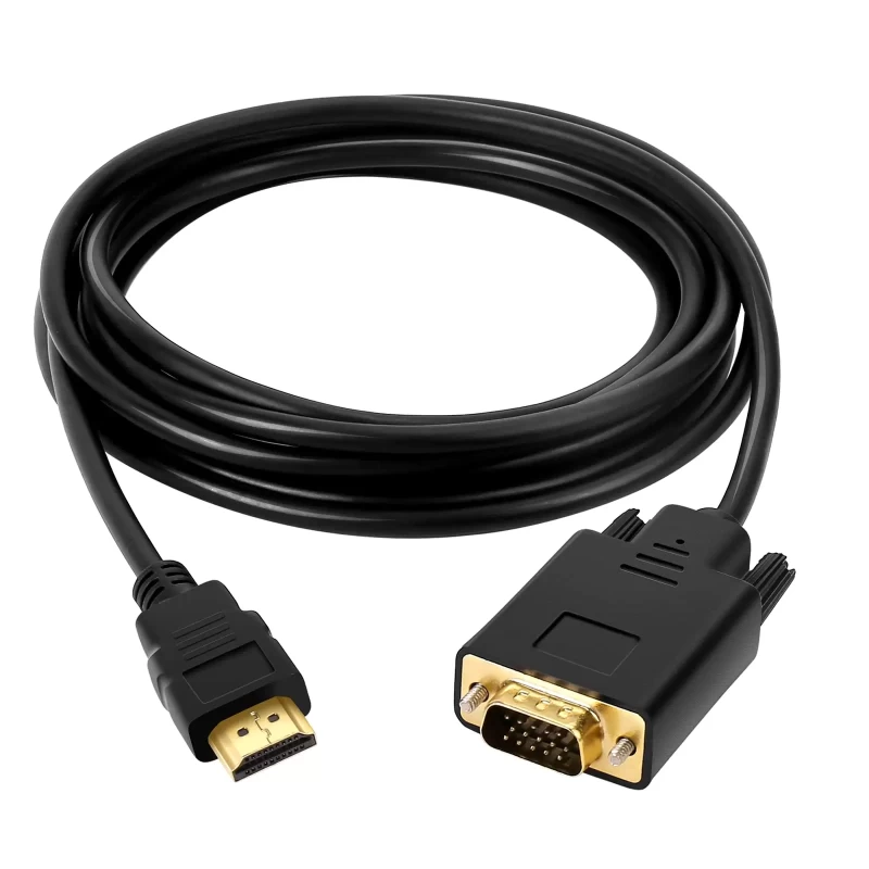 Cable HDMI a VGA 10ft compatible con Linux y Windows