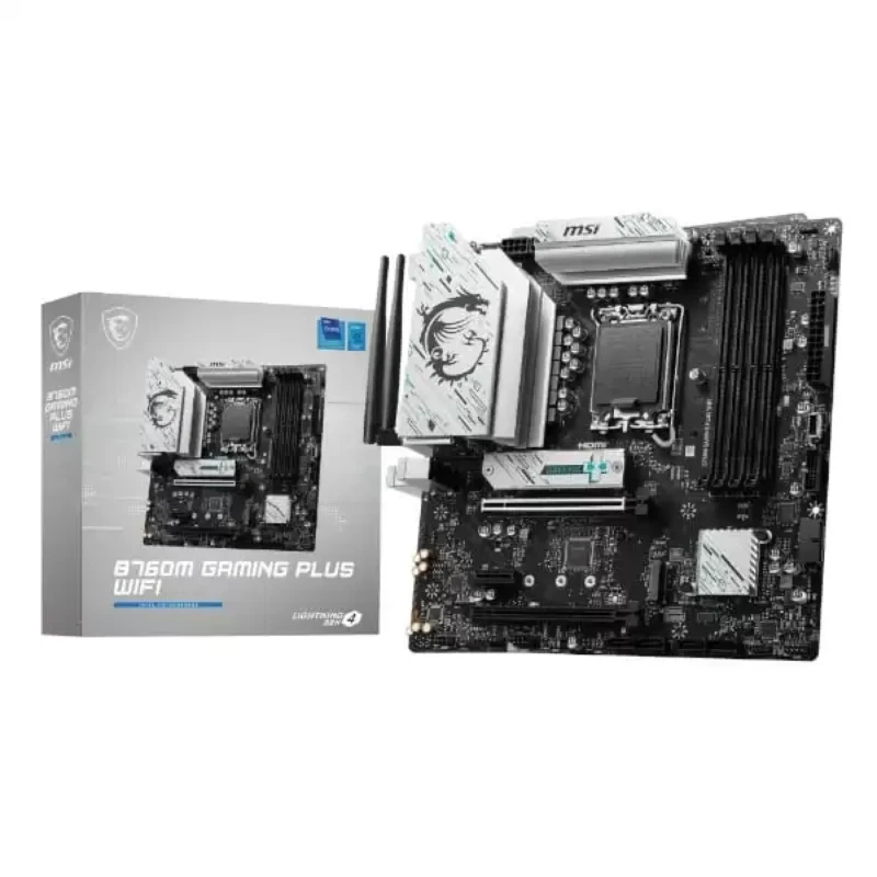 Tarjeta Madre Msi B760M Gamer Plus WiFi Ddr5 Lga1700