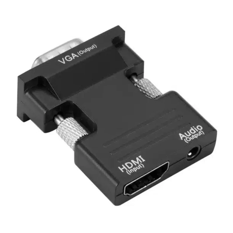 Convertidor HDMI a VGA con Audio Full HD 1080p