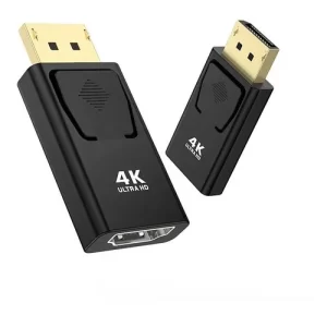 Convertidor DisplayPort a HDMI 4K Macho a Hembra Video Audio HD