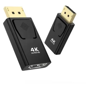 Convertidor DisplayPort a HDMI 4K Macho a Hembra Video Audio HD