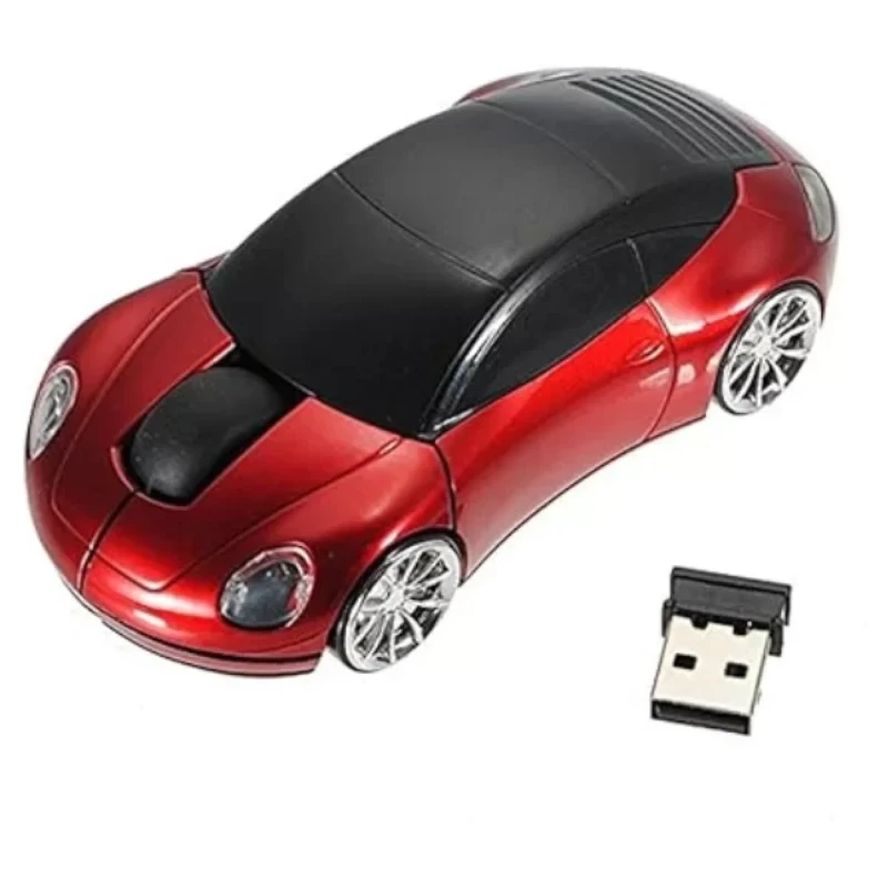 Mouse Inalámbrico Porsche Car Red 2.4 GHz Óptico LED