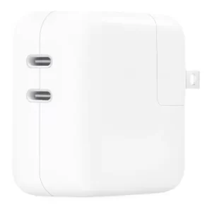 Cargador Dual USB-C 35W Compacto con Carga Rápida para Teléfonos y Tablets