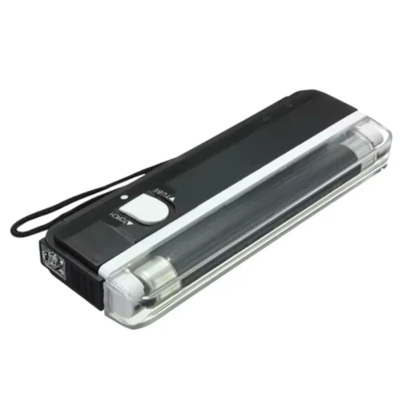 Detector De Billetes Falsos Portátil Uv Con Linterna Led