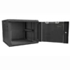 Gabinete de Pared Venlogic QA6606 6U con Vidrio Templado y Ventiladores