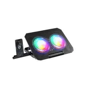 Cooling Pad Agiler Multiángulo con 2 Ventiladores RGB y Hub USB de 2 Puertos