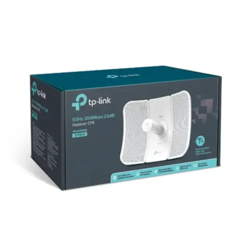 Access Point TP-Link CPE610 5GHz Outdoor 15 km con Antena Direccional