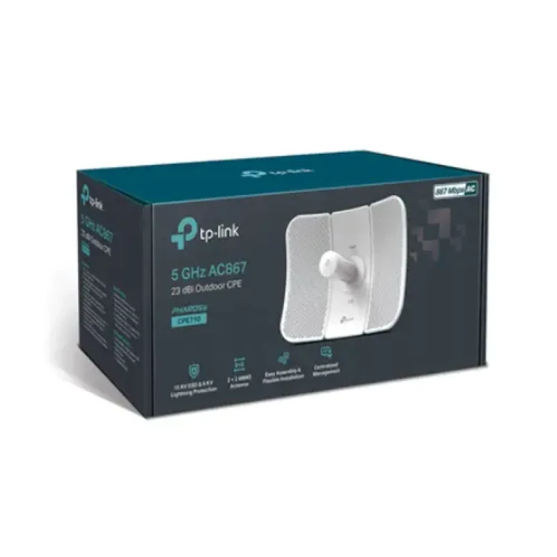 Access Point TP-Link CPE710 5GHz Outdoor 30 km con Antena Direccional