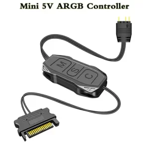 Controlador ARGB COOLMOON AR-1 5V 3 Pines a SATA para Ventiladores