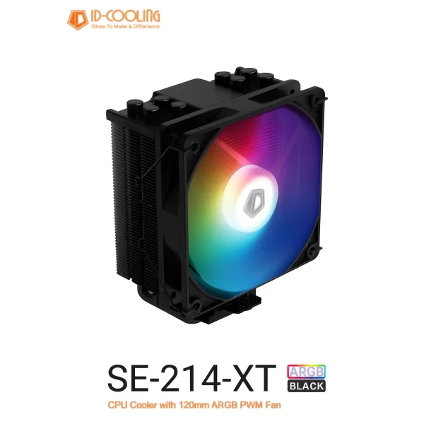 CPU Cooler ID-COOLING SE-214-XT ARGB Negro