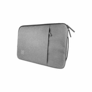 Bulto KlipX SquarePro Silver 15.6" Sleeve Acolchado con Bolsillo