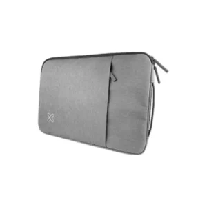Bulto KlipX SquarePro Silver 15.6" Sleeve Acolchado con Bolsillo