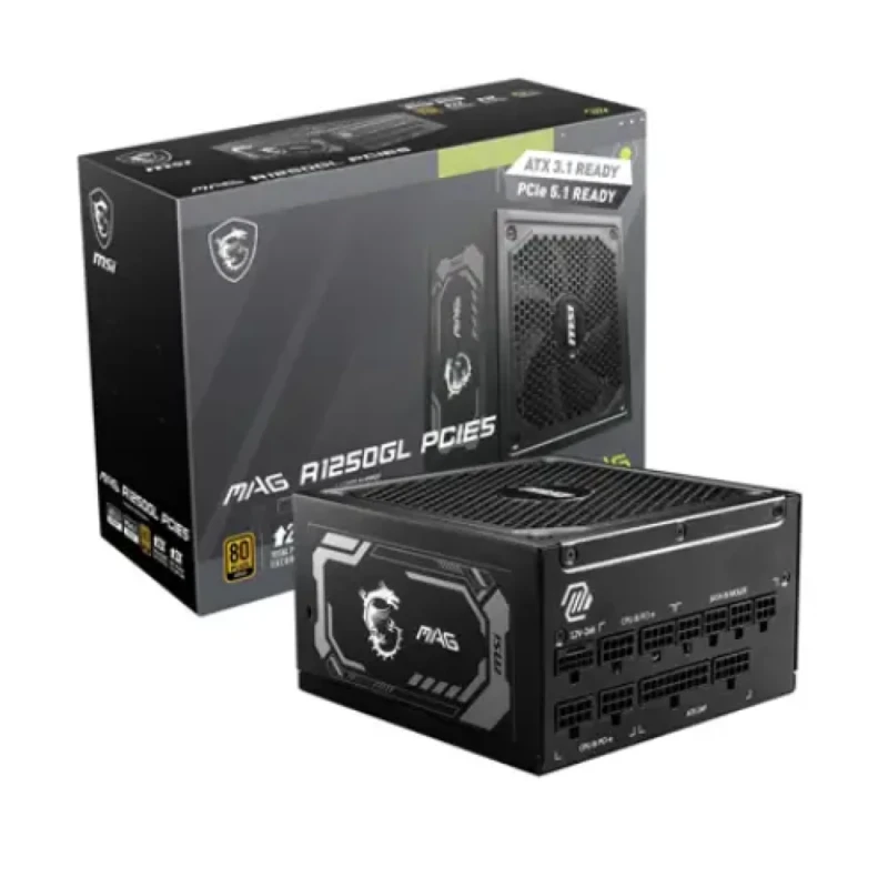 Power Supply MSI MPG A1250GL PCIe 5.0 Full Modular 1250W