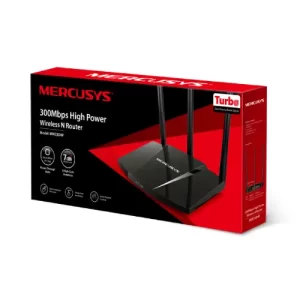 Router Mercusys MW330HP 300Mbps Alta Potencia con Antenas de 7dBi y Botón Turbo