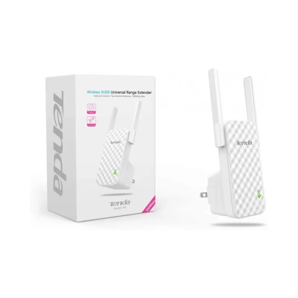 Repetidor Tenda N300 2.4GHz 300Mbps con Antenas Externas 3dBi