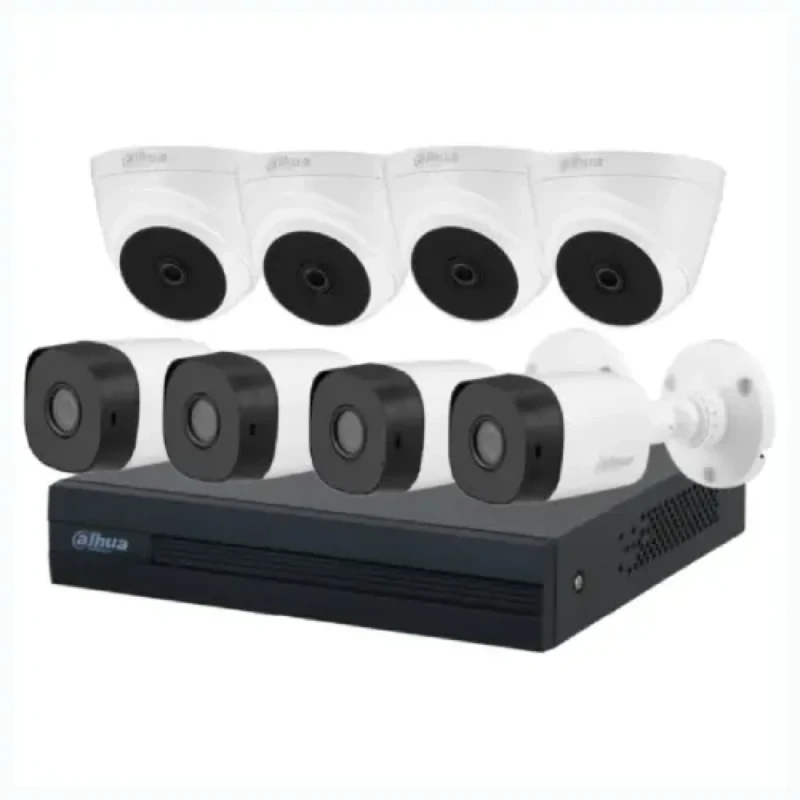 Kit Dahua 8 Camara HDCVI/IP 1080N H.265 HDMI VGA
