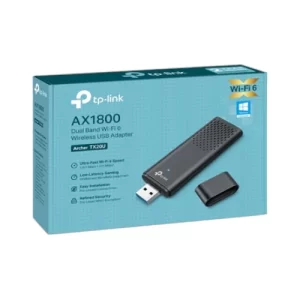 Adaptador WiFi 6 USB TP-Link Archer TX20U AX1800 Dual Band WPA3