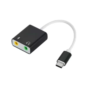 Adaptador USB-C a Jack 3.5mm Tarjeta de Sonido Externa