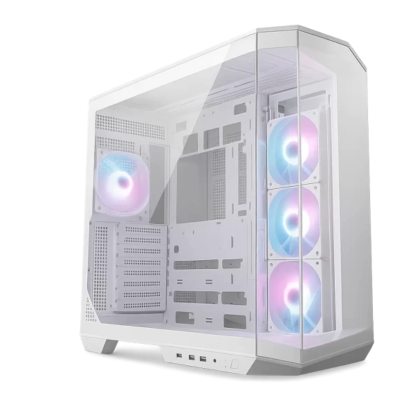 Case MSI MAG PANO 100R PZ Mid Tower USB-C Vidrio Templado - Blanco