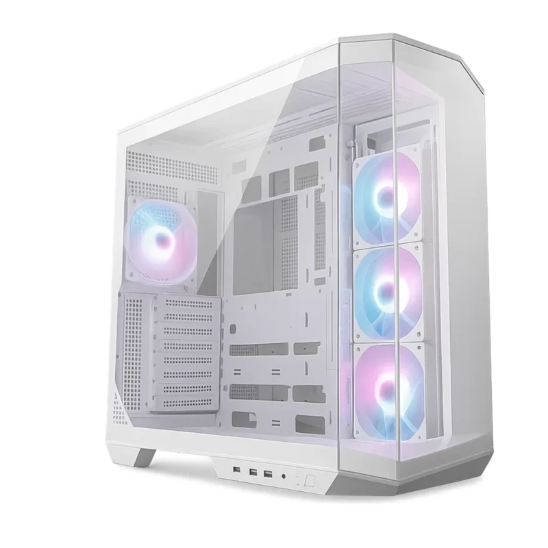 Case MSI MAG PANO 100R PZ Mid Tower USB-C Vidrio Templado - Blanco