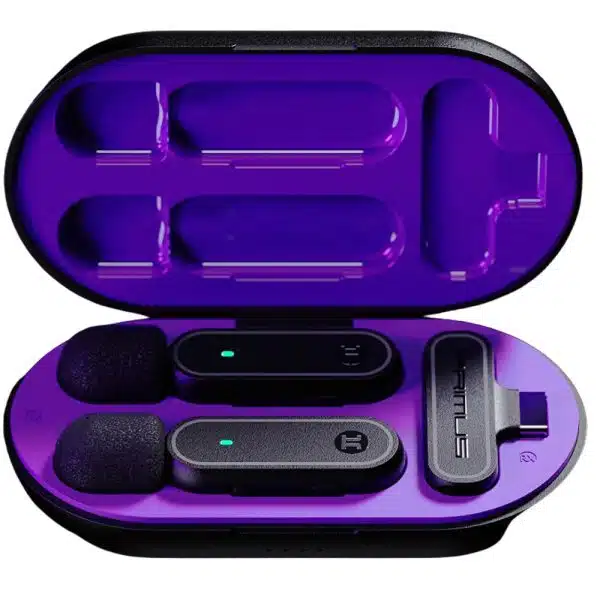 Juego de Micrófonos Inalámbricos Primus USB-C con Estuche de Carga