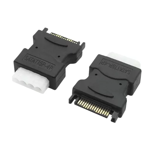 Adaptador Molex 4 Pines Hembra a SATA 15 Pines para HDD/SSD