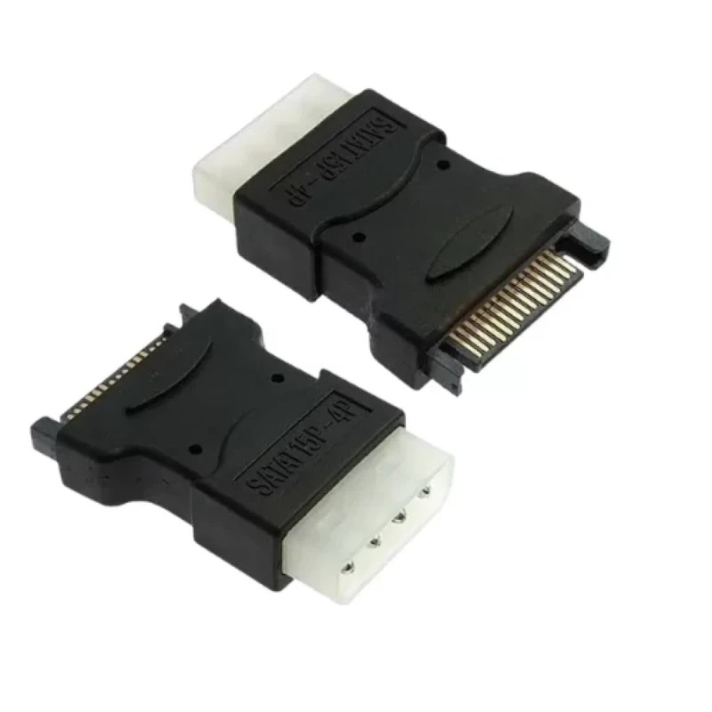 Adaptador Molex 4 Pines Macho a SATA 15 Pines para HDD/SSD