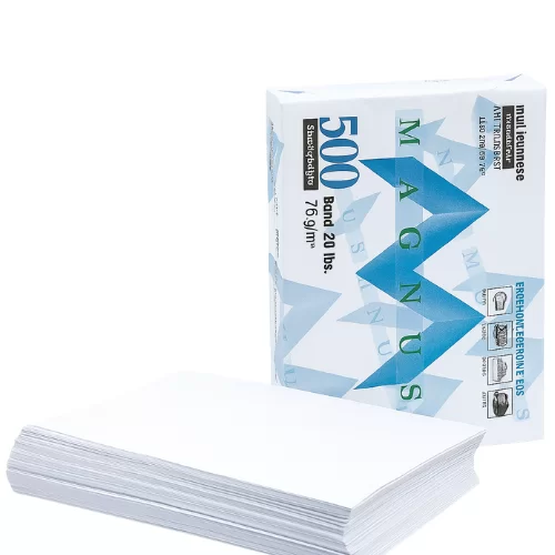 Resma de Papel Bond Magnus 8.5x11" Carta 75g/m² Blanco para Impresión