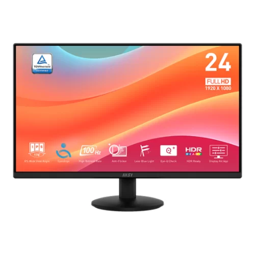Monitor MSI PRO MP242L 23.8" IPS FHD 100Hz HDMI/DP EyeErgo