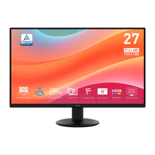 Monitor MSI PRO MP275 27" IPS FHD 100Hz HDMI/DP 1ms