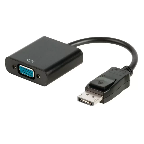 Adaptador DisplayPort a VGA Macho a Hembra Full HD Plug-and-Play