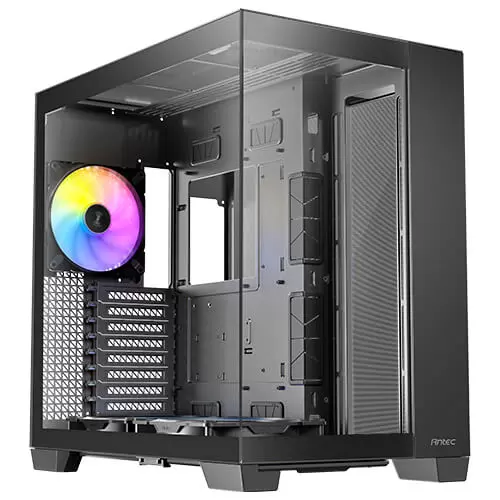 Case Gamer Antec C8 ARGB Negro Mid-Tower Constellation Dual Chamber con Vidrio Templado