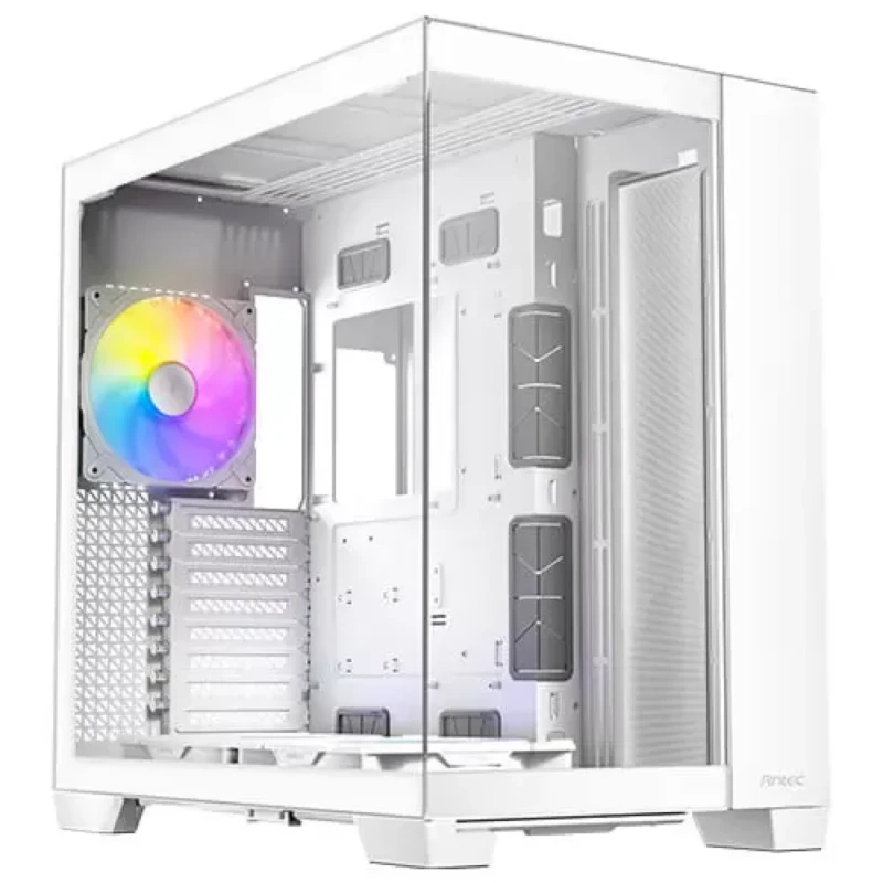 Case Gamer Antec C8 ARGB Blanco Mid-Tower Constellation Dual Chamber con Vidrio Templado
