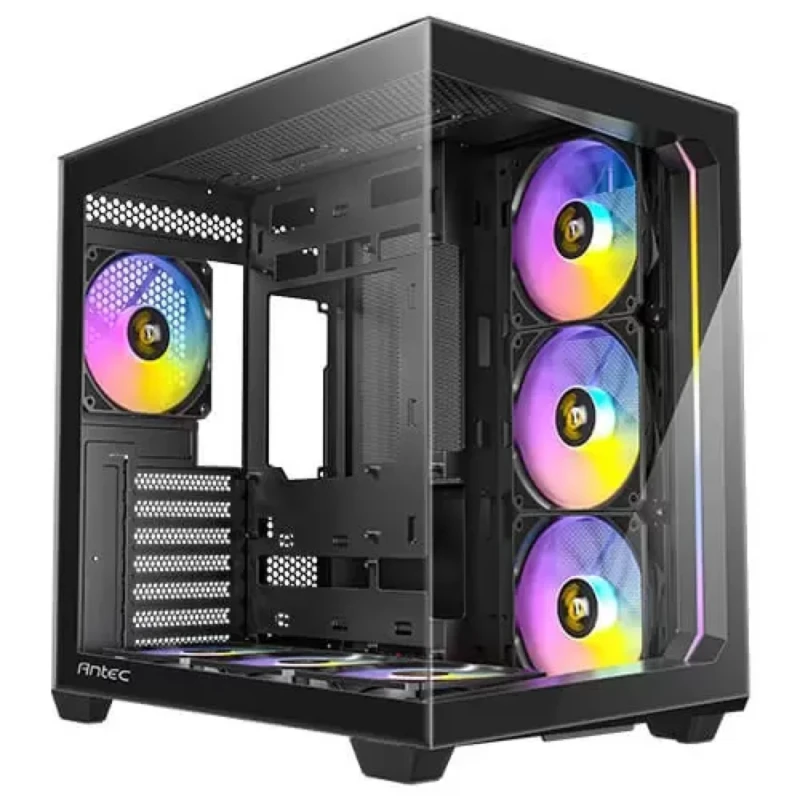 Case Gamer Antec C5 ARGB Negro Mid-Tower Constellation con Vidrio Templado