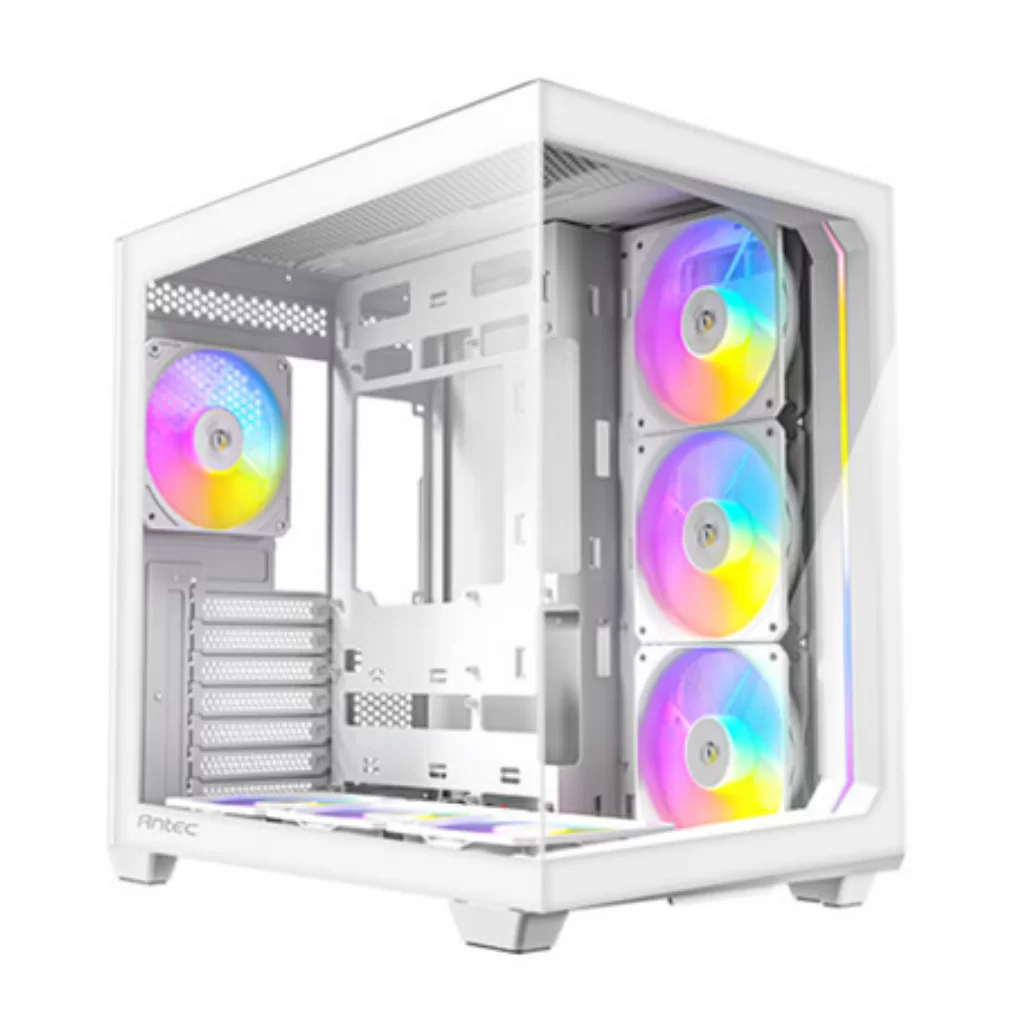 Case Gamer Antec C5 ARGB Blanco Mid-Tower Constellation con Vidrio Templado