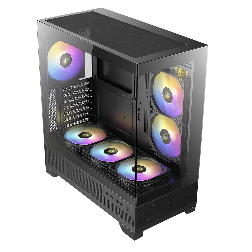 Case Gaming Antec CX700 ARGB Mid-Tower Negro Vidrio Templado con 3 Ventiladores
